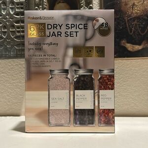 Baker & Brewer‎ Dry Spice Jar Set New In Box
